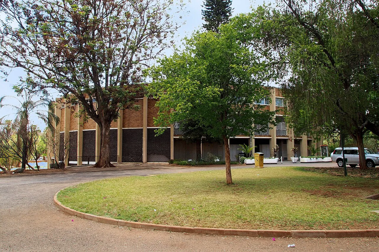 The circular building of the Natural History Museum of Zimbabwe in Centenary Park, Bulawayo.